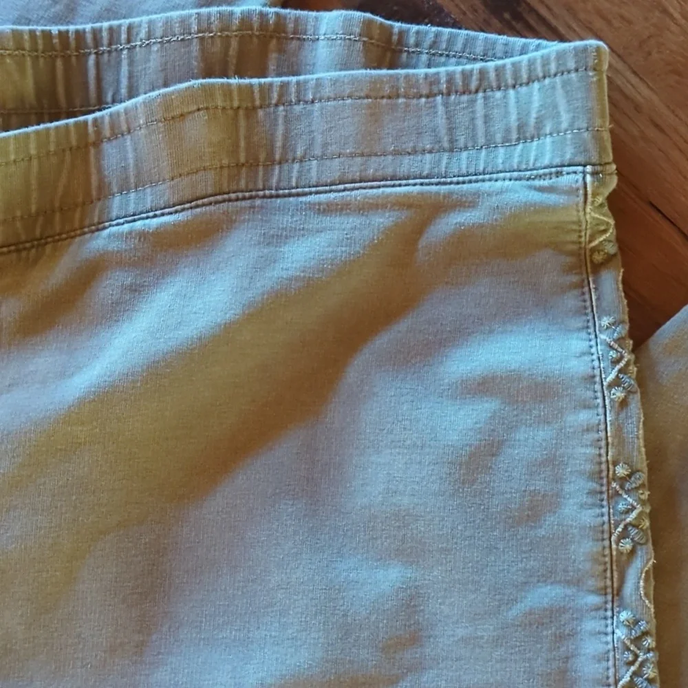 J. Jill Cozy Pants! Well Loved. Organic Stitched Side Seams. Sz M. - Picture 2 of 13